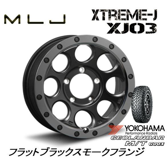 MLJ XTREME-J エクストリーム J XJ03 ジムニー 5.5J-16 +20 5H139...