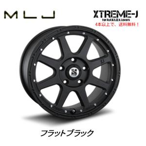 MLJ XTREME-J mlj エクストリーム j デリカD5 RAV4 8.0J-18 +40 5H114.3 フラットブラック １本価格 ４本以上ご注文にて送料無料｜bigrun-ichige-store