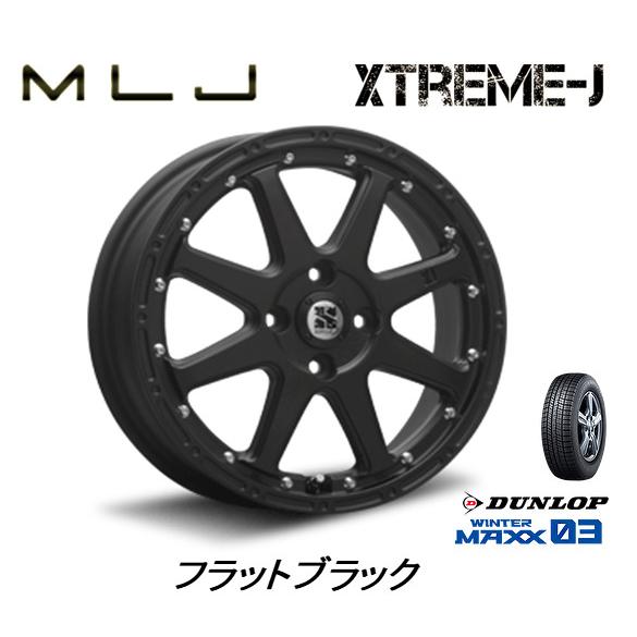 ダンロップ WINTER MAXX 03 165/50R15 73Q &amp; MLJ XTREME J ...