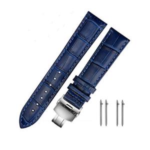 Moran本革時計バンドクイックリリース展開Dバックル 男性女性用 18mm-24mm 本革 メンズ