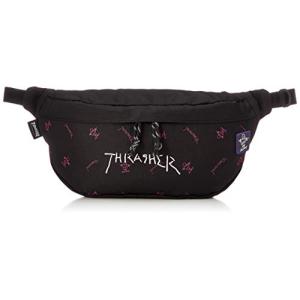 [スラッシャー] ウエストバッグ (PUコーティング) [THR-176/Waist Bag] ヒップ BKPK_ブラックピンクの商品画像