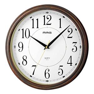 MAG(マグ) 掛け時計 アナログ 橘 静音 連続秒針 木目調
