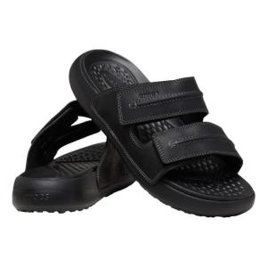 【新作・新着商品！】サンダル(YUKON VISTA II LITERIDE〓 SANDAL) 大きいサイズ メンズ crocs  ブラック｜bigsize