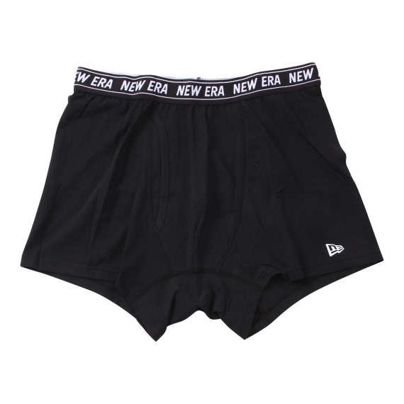 ボクサーパンツ 大きいサイズ メンズ NEW ERA  ブラック