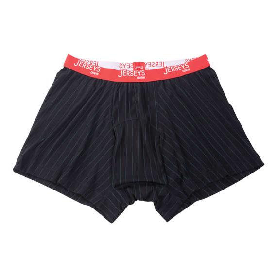 JERSEYSローゲージストレッチプリントニットトランクス 大きいサイズ メンズ EDWIN  ブラ...