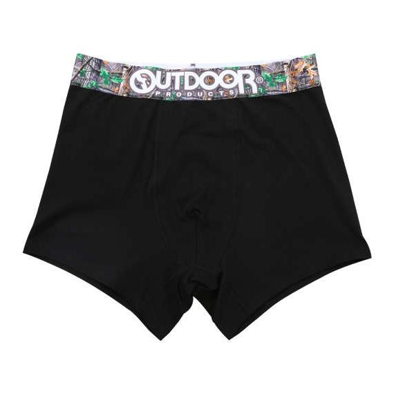 綿ベア天転写ゴムブラックボクサーパンツ 大きいサイズ メンズ OUTDOOR PRODUCTS  リ...