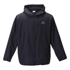 【新作・新着商品！】ウーブンフードジャケット 大きいサイズ メンズ adidas  ブラック｜bigsize