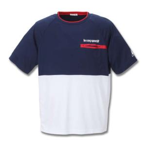 アクティブソフトスムース半袖Tシャツ 大きいサイズ メンズ LE COQ SPORTIF  ネイビー｜bigsize