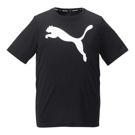 アクティブビッグロゴ半袖Tシャツ 大きいサイズ メンズ PUMA  プーマブラック