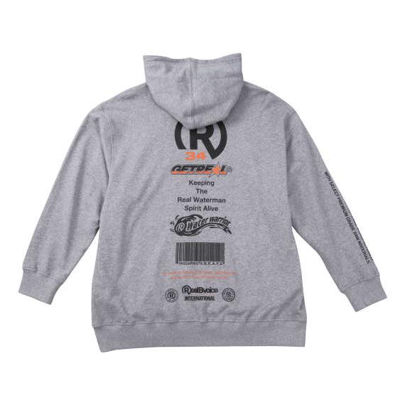 BARCODE裏毛フルジップパーカー 大きいサイズ メンズ RealBvoice  グレー