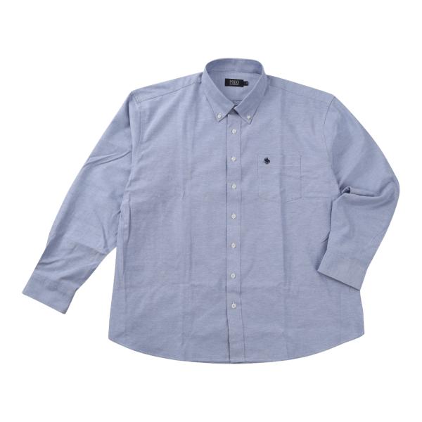 【新作・新着商品！】オックスフォード無地長袖B.Dシャツ 大きいサイズ メンズ POLO BCS  ...
