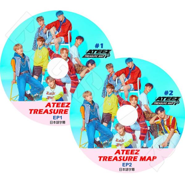 K-POP DVD ATEEZ TREASURE MAP  2枚SET  日本語字幕あり エーティー...