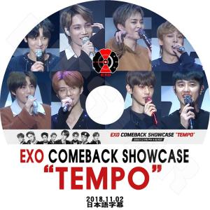 K-POP DVD EXO 2018 Comeback Showcase 2018.11.02  TEMPO 日本語字幕あり エクソ KPOP DVD