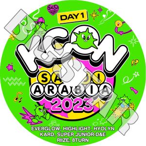 K-POP DVD KCON 2023 SAUDI ARABIA  1DAY EVERGLOW/ HIGHLIGHT/ ヒョリン/ KARD/ RIIZE/ SUPER JUNIOR-D&E CON KPOP DVD