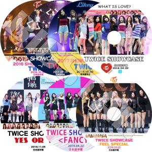 K-POP DVD TWICE  SHOWCASE 7枚SET 2016-2019 日本語字幕あり トゥワイス KPOP DVD