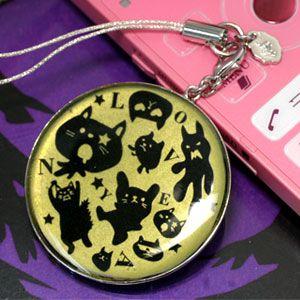 ハローキティ こうのとりキティ 根付けストラップ ピンク＆ブルー