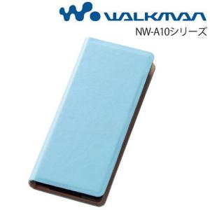 ☆ WALKMAN NW-A10シリーズ 専用 ブックカバータイプ・カラフル・レザージャケット(合皮)/ブルー RT-SA10LBC2/A｜bigstar