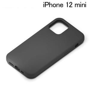 iPhone 12 mini用 シリコンスリムケース ブラック PG-20FSC01BK (メール便送料無料)｜bigstar