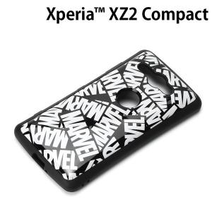 □ マーベル Xperia XZ2用 compact (SO-05K) ハイブリッドタフケース ロゴ ブラック　PG-DXP450MVL (メール便送料無料)｜bigstar