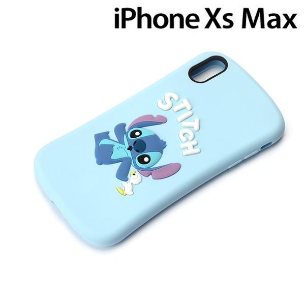 ディズニー iPhoneXS MAX(6.5インチ) 専用 シリコンケース スティッチ　PG-DCS...