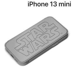 スターウォーズ(STAR WARS) iPhone 13 mini用 ガラスフリップケース ダース・ベイダー PG-DGF21J30DV｜bigstar