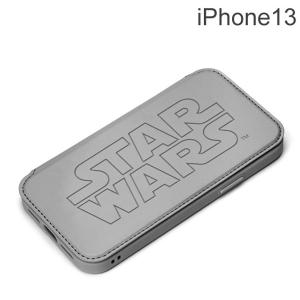 スターウォーズ(STAR WARS) iPhone 13用 ガラスフリップケース ダース・ベイダー PG-DGF21K30DV｜bigstar