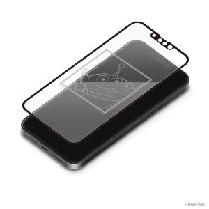 ディズニーピクサー iPhone 13/13 Pro用 抗菌液晶全面保護ガラス エイリアン PG-DGL21K05LGMの商品画像