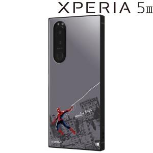 マーベル Xperia 5 III 耐衝撃ハイブリッドケース KAKU/スパイダーマン_2 IQ-DMXP5M3K3TB/SPM2 (メール便送料無料)｜bigstar