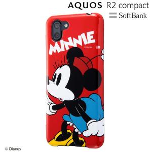 ☆ ディズニー AQUOS R2 (docomo SH-03K / au SHV42 / SoftBank) 専用 TPUソフトケース Colorap/ミニー　IN-DAQR2CP1/MN (メール便送料無料)