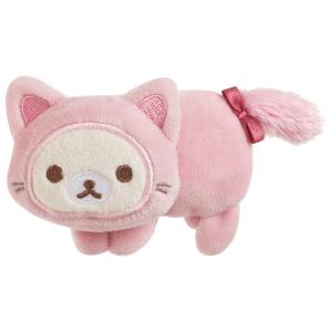 リラックマ コリラックマとストロベリーキャットテーマ ぬいぐるみバッジ コリラックマ AB05501