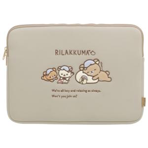 リラックマ キャラミックス デスクワークアイテム パソコンケース おやすみ CA36502 リラ12月新商品