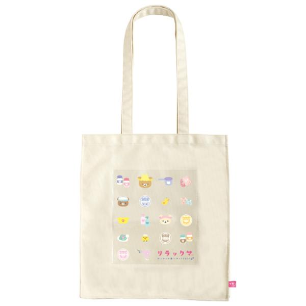 (10) リラックマ ねこねこの湯テーマ トートバッグ　CA43401