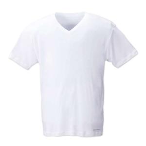 大きいサイズ メンズ Phiten 半袖VネックTシャツ ホワイト｜bigstoreshop