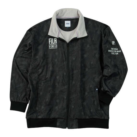 大きいサイズ メンズ FILA GOLF ボンディングブルゾン ブラック
