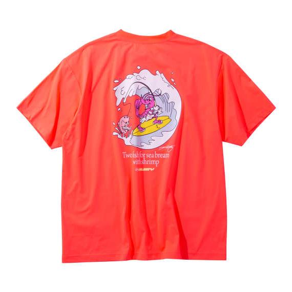 大きいサイズ メンズ RUSTY PEARTEX UV半袖Tシャツ ピンク