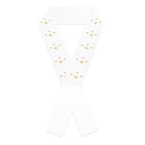 [KYOETSU] [キョウエツ] 半襟 刺繍 金糸 振袖用 花柄 レディース