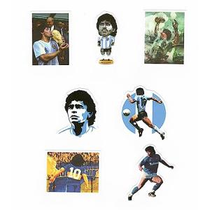 ディエゴ・マラドーナ(アルゼンチン代表・ナポリ・ボカ)DIOS/ADIOS ステッカーセット(st-Maradona)｜bigsun7