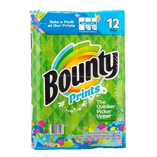 Bounty バウンティー ペーパータオル 2枚重ね 123シート * 12ロール (柄あり)