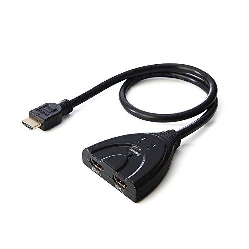 サンワダイレクト HDMIセレクター 2入力1出力 1入力2出力 どちらでも使える 3D PS4 対...