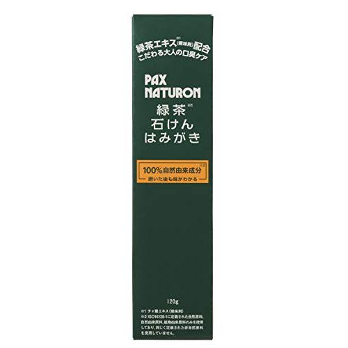 PAX NATURON(パックスナチュロン) 緑茶石けんはみがき 120g