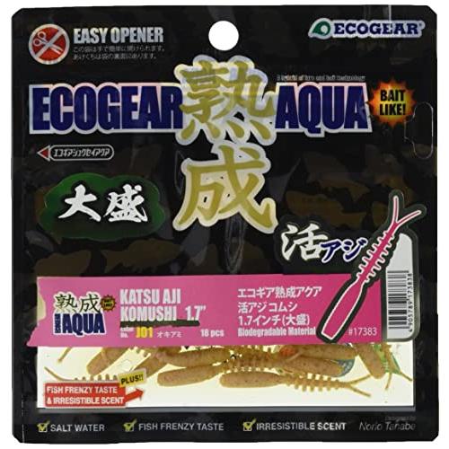 エコギア(Ecogear) 熟成アクア 活アジコムシ 1.7インチ *大盛りパック*
