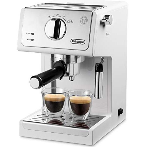 De&apos;Longhi (デロンギ) エスプレッソメーカー ECP3220J-W カプチーノ ラテアート...