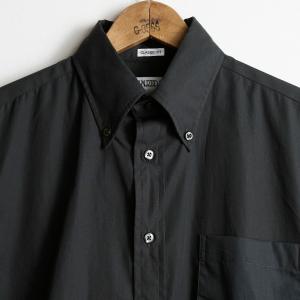 【30％off 】INDIVIDUALIZED SHIRT インディヴィデュアライズドシャツ   POPLINS　ポプリンブラック　B.D.シャツ　ビッグサイズ　大きいサイズ　大きなサイズ｜bigtaffy