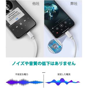 音楽 充電 同時 2 in 1 変換アダプタ ...の詳細画像3