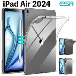 ESR iPad Air11インチ 2024 Pro11 2022/2021 Air5 ケース 2022 Air4 カバー 10.9インチ TPU背面カバー Apple Pencil 第2世代対応 軽量 半透明クリア