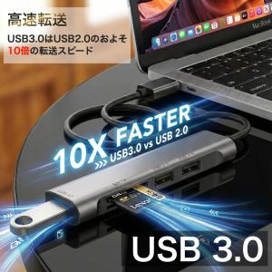QGeem USBハブ USB-A 5in1 ...の詳細画像2