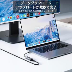 UOEOS 有線LANアダプター 2.5Gbp...の詳細画像2
