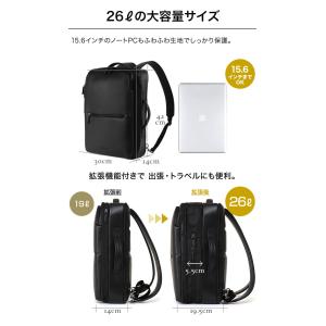 公式 Evoon マルチビジネスリュックレザー...の詳細画像3