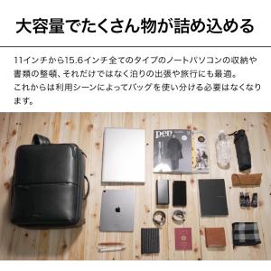 公式 Evoon マルチビジネスリュックレザー...の詳細画像4