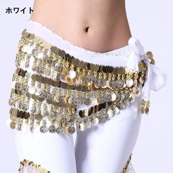 ベリーダンス ヒップスカーフ きらきら  コインヒップスカーフ スパンコール ベリーダンスアクセサリ...